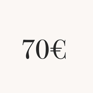 70€ - Tarjeta de regalo