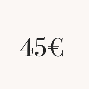 45€ - Tarjeta de regalo