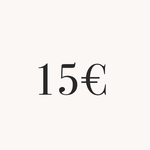 15€ - Tarjeta de regalo